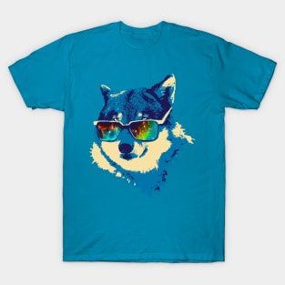 Cool Cosmic Wolf T-Shirt